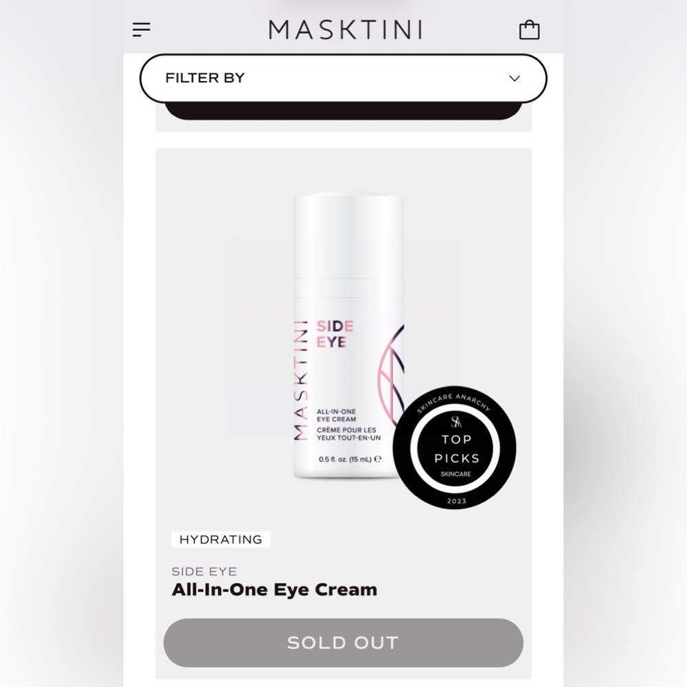 MASKTINI Side Eye All-In-One Eye Cream 0.5 fl oz (15mL) - Picture 4 of 5